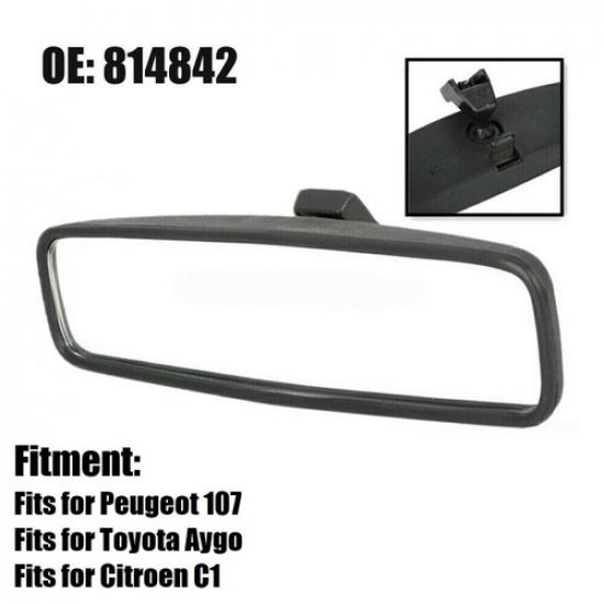 Interior Rear View Mirror For Peugeot 107 Citroen C1 Toyota Aygo Renault Clio 1.