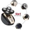 Multi-Function USB Rechargeable Floating Electric Shaver with 5 Heads