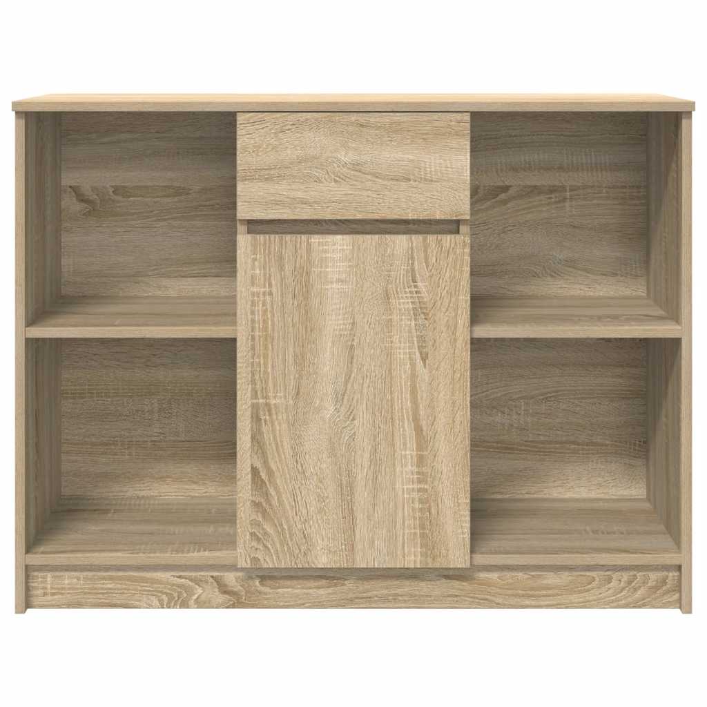 Sideboard with Drawer Sonoma Oak 101 x 35 x 76 cm Engineered Wood