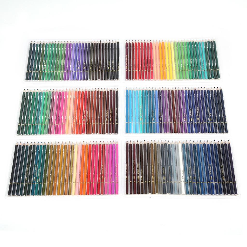 Профессиональные цветные карандаши 180 цветов Мягкая ручка для рисования для художников, детей и взрослых, для набросков