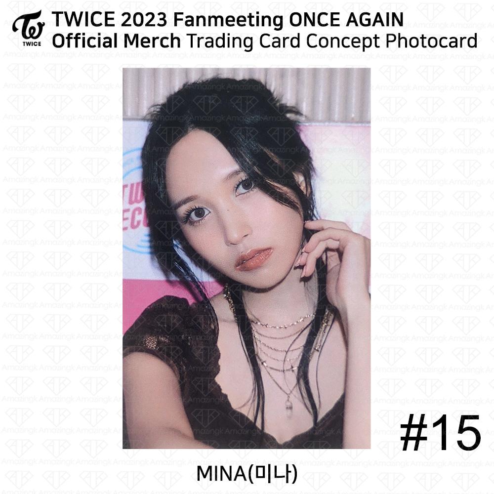 Twice Фан-встреча «ONCE AGAIN» в честь 8-й годовщины. Всплывающая карточка с коллекционной карточкой MD.