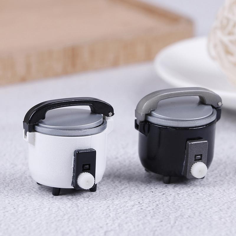1:12 Miniature Rice Cooker Food Steamer Warmer Kitchen Cookware Dollhouse