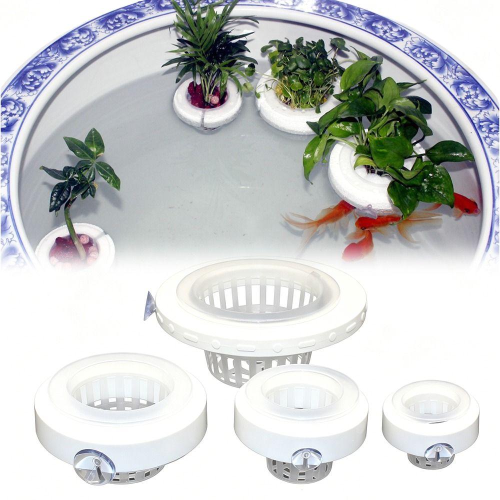Floating Hydroponic Planting Basket Plastic Water Culture Planter Hydroponic Plants