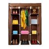 Nyana Home Fabric Dressing Room with Zipper Doors Measures 170x130x45cm