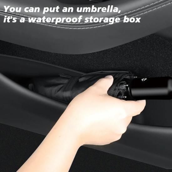 TESY For Tesla Model YL Y Launch Juniper Standard Car Door Side Storage Box Front Rear TPE Door Storage Organizer Tray