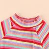 Dog Pajamas Soft Warm Knited Jumpsuit Cute Pet Clothes for Small Medium Pet _A