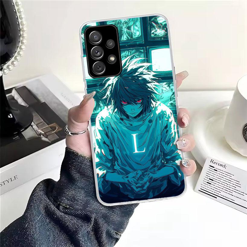 N-Note D-Death L Lawliet For Samsung Galaxy A52S A42 A32 A22 A12 A02S A51 A50S Phone Case A41 A31 A21S A30S A20S A20E A70 A71 A4
