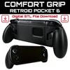 Ручной игровой хват для Retroid Pocket 6, 3D-печатный корпус ручки с открытыми передними элементами управления и нижним отверстием для игр дома и в дороге