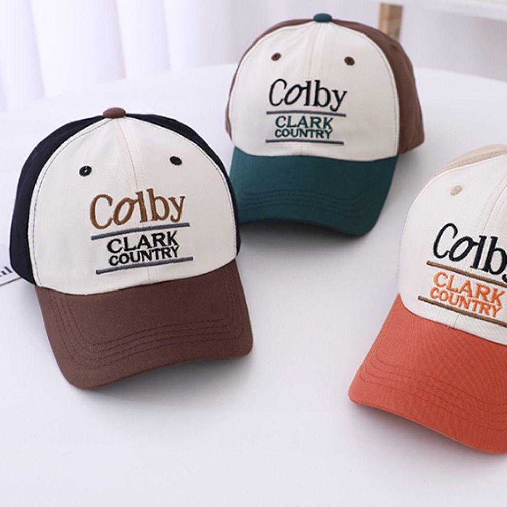 Кепка с вышитыми буквами, дышащая детская шляпа от солнца, повседневный козырек