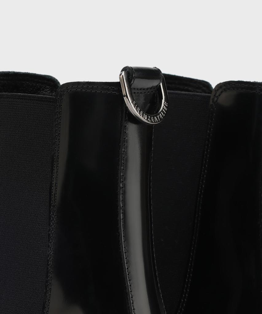 Firenze Atelier [Vibram] Minimal Semi-Square Line Chelsea Boots 7430 [Box Black]