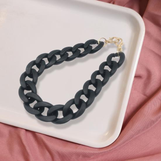 60 СМ Матовая Акриловая Сверхмощная Сумка Ремешок-Цепочка с Застежкой-Крючком Сумка Через Плечо Сумка Сумка