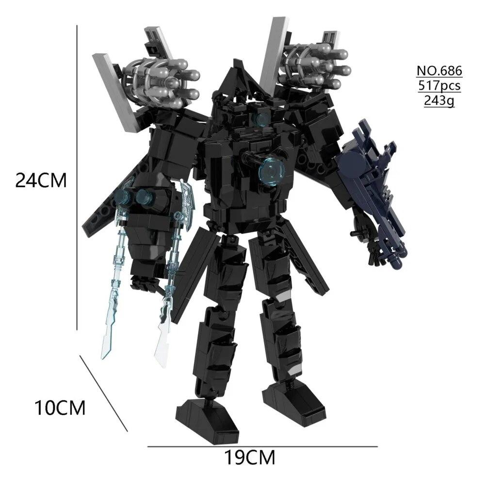 Speakerman Titans Tv Man Titans Cameraman Skibidi Toilet Building Blocks Toy Titans Speaker Man Camera Man Clock Drill Man Brick