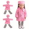 Кукла American Girl Горячие Чулочки Ручной Работы и Пыльник Одежда для Куклы 18"