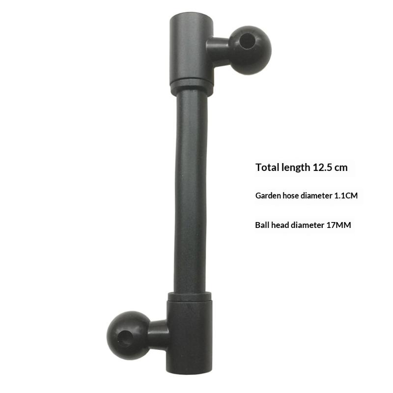 Adjustable Long Arm Dual Ball Head Extension for Car Phone Mount Universal Holder Rod Accessory for Dashboard Versatile Positioning