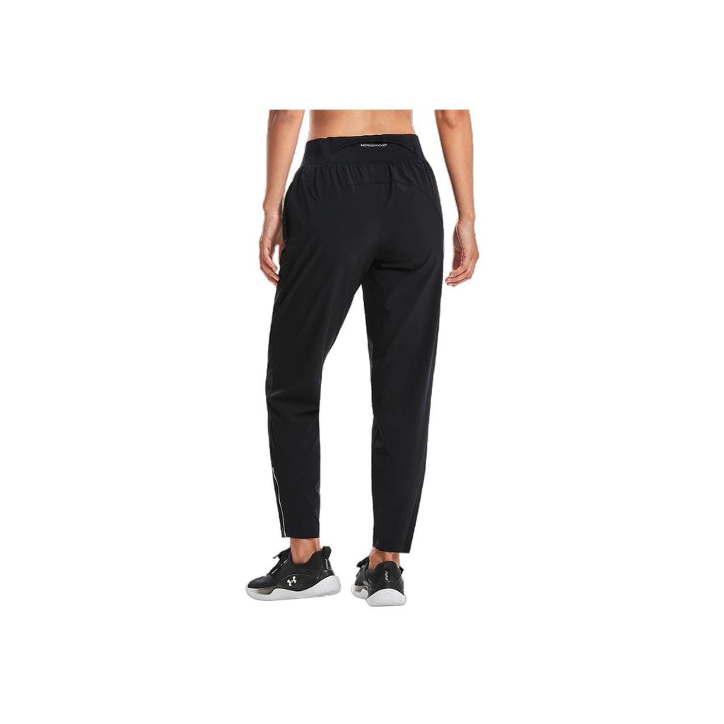 Under Armour Однотонные женские спортивные брюки с принтом логотипа, черные 1377042-001