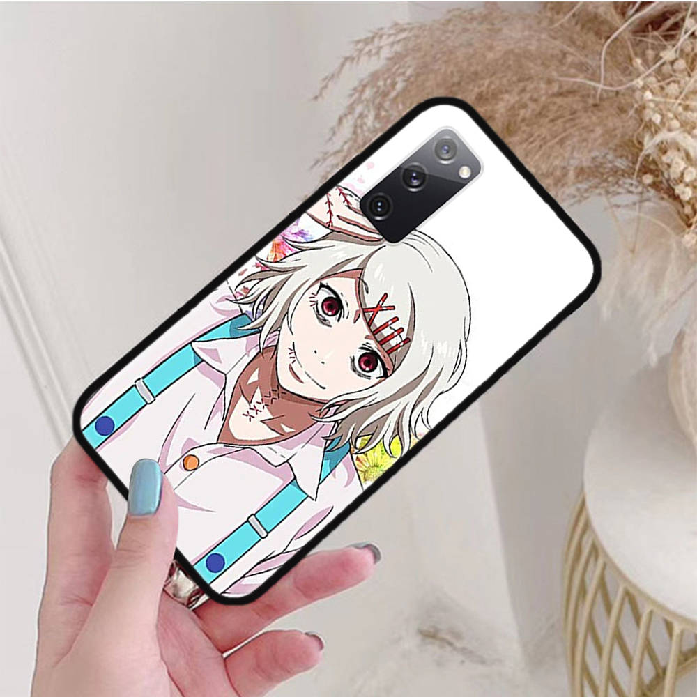 Черный чехол для Xiaomi Poco X6 X4 M5 M6 F5 F6 C65 C55 C50 C51 C40 Pro Redmi 14C A3X 13C 12C 11T 10A 9C Note 7 6 8A Plus W-57 Tokyo Ghoul Juuzou