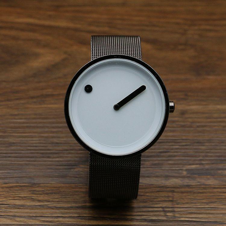 Мужские часы Корейская версия Студенческие Простые Часы Новой Концепции Модные Мужские Модные Женские Универсальный Ремешок Модные Кварцевые Часы