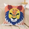 Abstract floral animal fashion Cushion Cover Silky Short Plush Invisible Zipper Dustproof Sofa Pillow Case for Home Decor