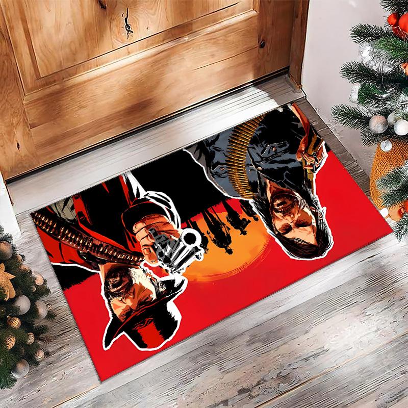 Rat Fink Printed Flannel Area Rug Non Slip Soft Polyester Floor Carpet Indoor Decor Mat for Bedroom Living Room Sofa
