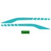 POSFIRA Motorcycle Passenger Handle Stickers Vinyl Decals for Honda Forza 300 NSS Forza300 NSS300 2018 2019 2020 Accessories
