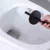 Туалетная щетка из нержавеющей стали, настенная и напольная, крышка с защитой от запаха и капель, мягкая щетина 360°, не ржавеет