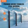 VEVOR Glass Clamp, 41.34" Height Glass Railing Bracket for 0.39 "-0.47 " Thickness Tempered Glass