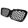 Diamond Look Front Bumper Kidney Grille for BMW X3 G01 X4 G02 2022 2023 2024 M40i sDrive20i M Sport Center Grilles Mesh