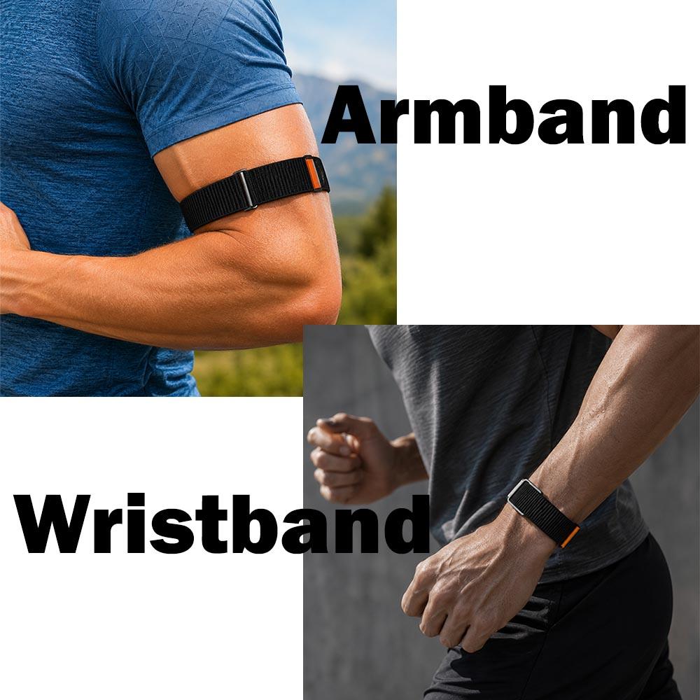 Новый плетеный нейлоновый бицепс-браслет для Google Fitbit Air Band Фитнес-трекер Запасной ремешок для Google Fitbit Air Straps