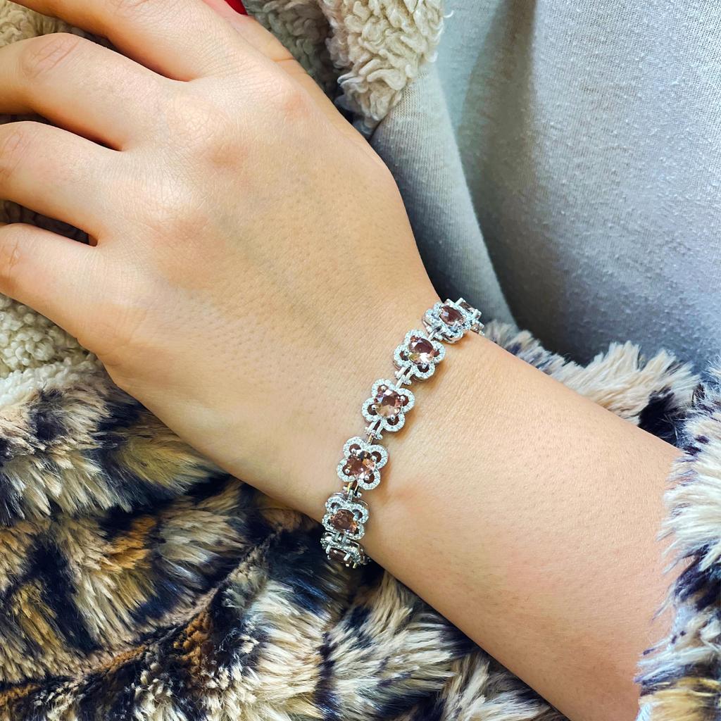 Зултанитовый серебряный браслет, Рождественский подарок, браслет с изменяющим цвет камнем, Зултанитовые украшения, ювелирные изделия из турецкой диаспоры