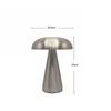 Touch Sensor Table Lamp Rechargeable Desk Lamp Modern Mushroom Night Light  Home Decor