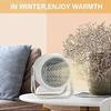Portable Small space heater for indoor use, Fast Heating Ceramic 1000W mini personal Heater with Heating and Fan Modes for Room, Bedroom, Office and I