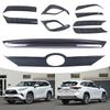 Rear Trim Fog Light Cover & Spoiler for 19-24 Toyota Highlander