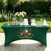 1pcs Christmas Home Decoration Tablecloth Cover Milk Silk Tablecloths Restaurant All Inclusive High Elasticity Table Cloth Mat