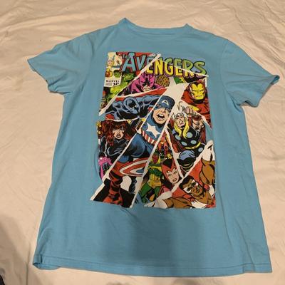 Мужская футболка Medium Синий Marvel Мстители