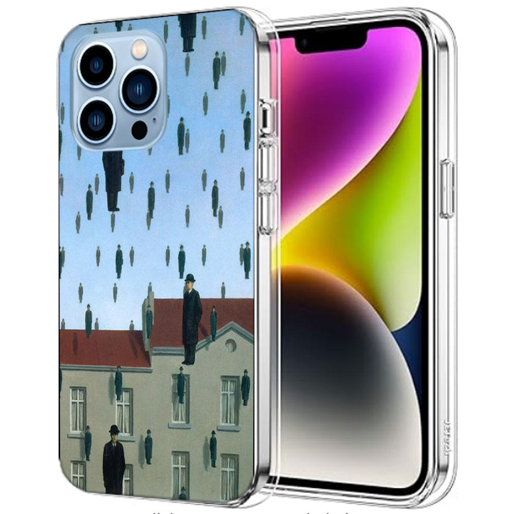 Rene Magritte Cases Phone Case For Iphone 17E 16E 17 Air 16 Pro Max 15 Pro 14 Plus 11 13 12 Mini Cover Cases Compatible with Sui