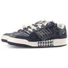 Adidas Originals Forum Exhibit Low Denim Comfortable Low-Top Sneakers Unisex Sneakers Black Gray HQ8418