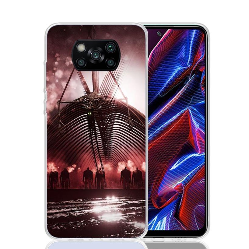 Чехол для телефона 'Атака Титанов' Rumbling для Xiaomi Poco X7 X6 X5 Pro F7 Ultra Redmi 15C 15 13 13C 12 12C 10 10A 10C 9 9A 9C 9T Обложка Po