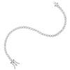 Bracelet - Anaée - Rhodium-plated 925 Sterling Silver - Zirconium Oxide - Length 17 Cm - Invisible Clasp