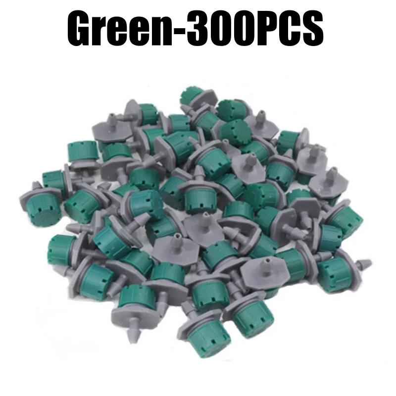 500PCS 4/7mm Garden Irrigation Nozzle Adjustable Dripper Sprinkler Emitter Micro Drip Balcony Yard Greenhouse Watering Spray
