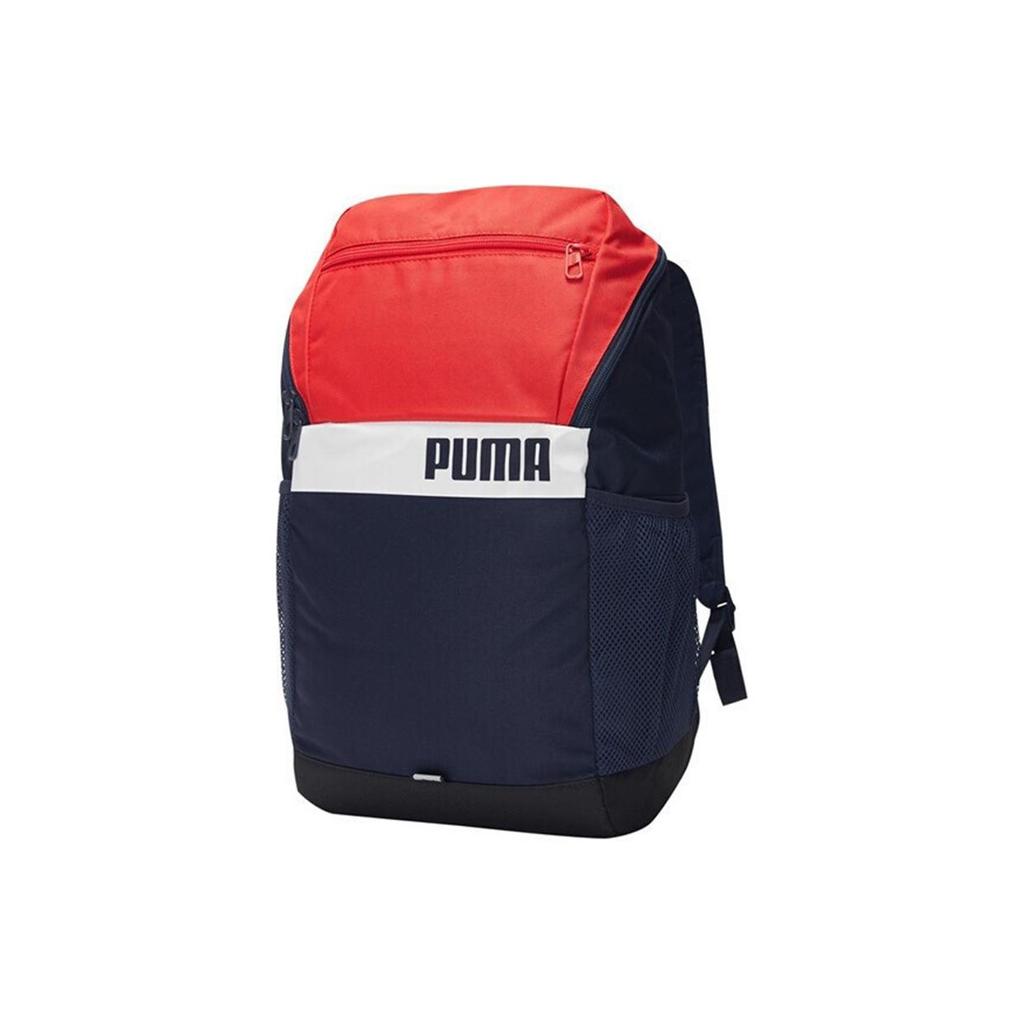 Puma Плюс Минималистичный Повседневный Тканевый Рюкзак Color Block Унисекс Рюкзаки Темно-Синий 077292-07