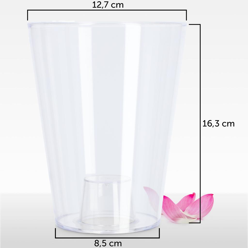 KADAX Горшок Кашпо Для Орхидеи Цветы Прозрачный 12см горшок