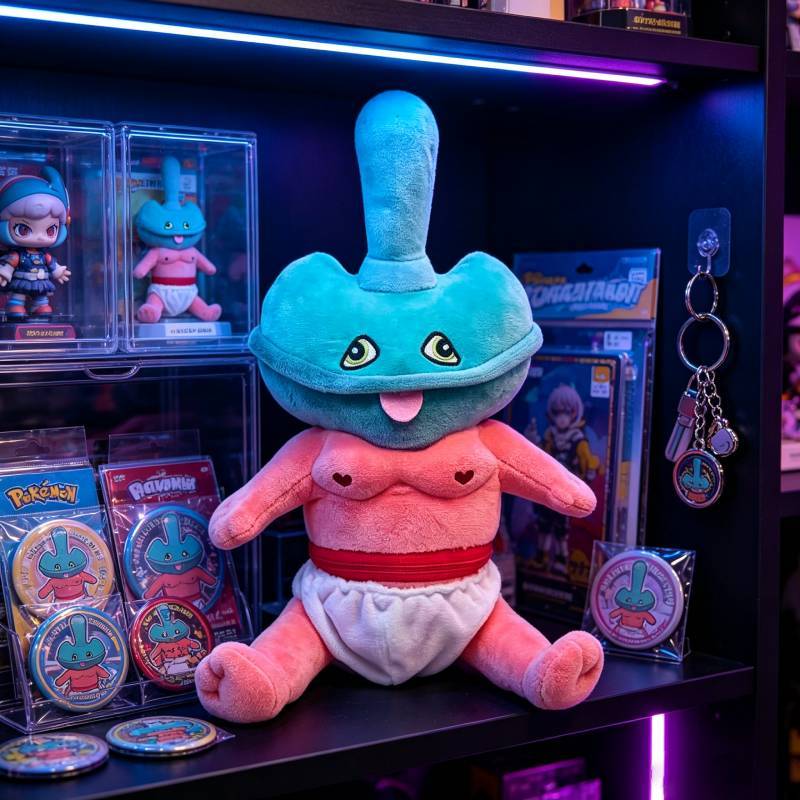 Плюшевая игрушка Dark Pals Binky Drinky из мягкого полиэфирного волокна для взрослых