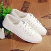 Unisex White Canvas Shoes Casual Summer Vulcanized Shoes Lace-up Students Cloth Shoe Women's Flats Sneakers Women Board Shoes