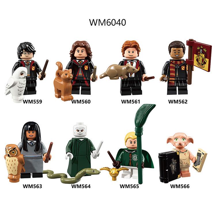 Набор игрушек-фигурок из серии фильмов, конструктор WM6040-6047