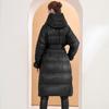 European Station glossy down jacket winter new Holdobagi goose down jacket women's long down jacket