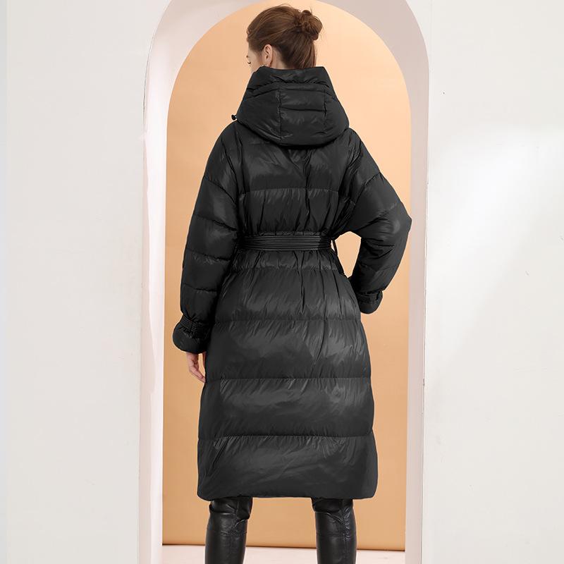 European Station glossy down jacket winter new Holdobagi goose down jacket women's long down jacket