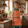 Wear Resistant Printed Apron Waterproof Women Waist Workwear Chef Apron  Barbecue
