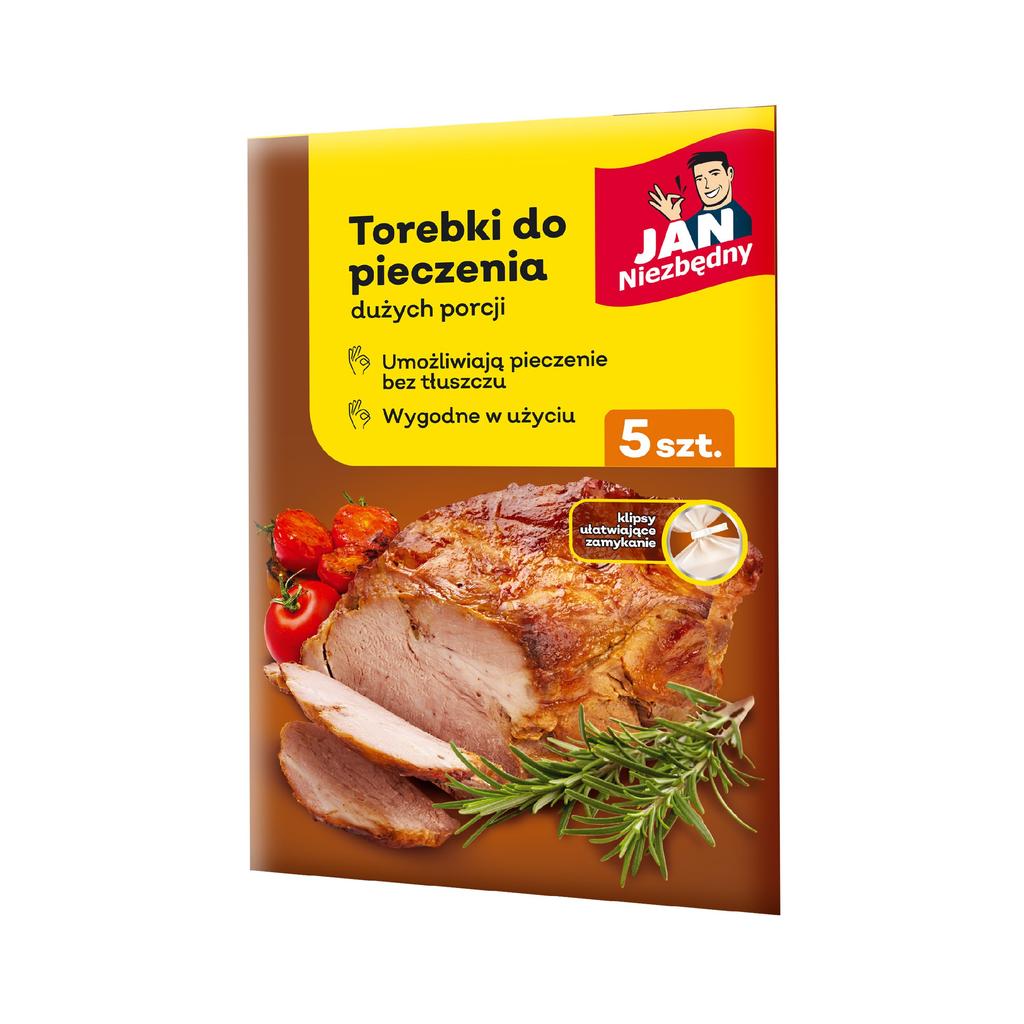 Jan Niezbędny Torebki Do Pieczenia Dużych Porcji (35X43Cm) 1Op.-5Szt
