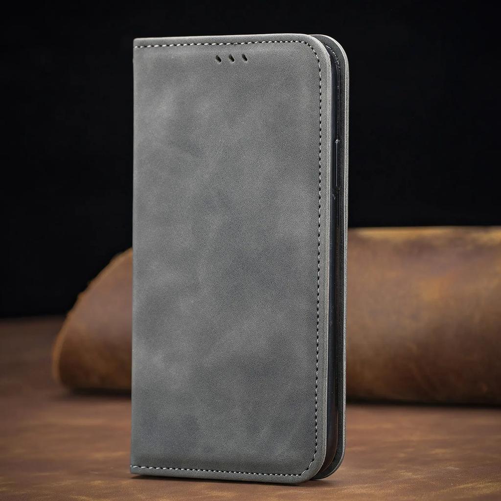S25 S26 Ultra Leather Case For Samsung Galaxy S26 S25 Edge S24 S23 S22 S21 S20 S 26 25 FE Ultra Plus Magnet Flip Book Case Cover
