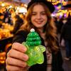 Calm Down Tools for Home Christmas Santa Snowman Squeeze Stress Ball, Slow Rising Soft TPR Balls Fidget Toy Anxiety Relief, Cute Holiday Decompression